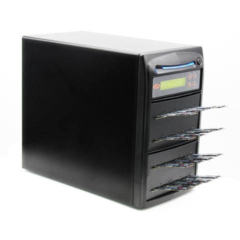 Systor 1 to 15 M.2 SATA/NVMe Duplicator & Sanitizer - up to 24GB/Min - for PCIe M2 Drives (SYSNVME-NX415)